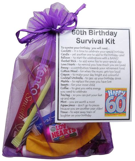 funny 60th birthday gifts for her uk
